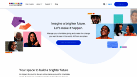 What Charitableimpact.com website looked like in 2021 (3 years ago)