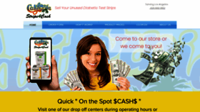 What Californiastrips4cash.com website looked like in 2021 (3 years ago)