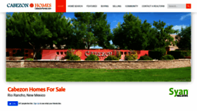 What Cabezonhomes.com website looked like in 2021 (3 years ago)