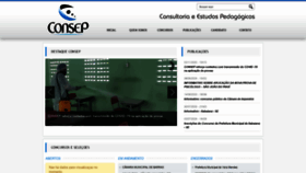 What Consep-pi.com.br website looked like in 2021 (3 years ago)