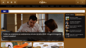 What Cekin.si website looked like in 2021 (3 years ago)