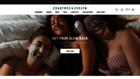 What Crabtree-evelyn.com website looked like in 2021 (3 years ago)