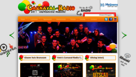 What Carnaval-radio.nl website looked like in 2021 (3 years ago)