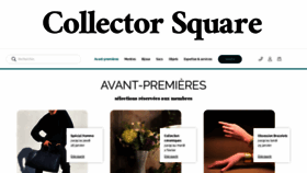 What Collectorsquare.com website looked like in 2021 (3 years ago)