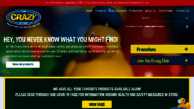 What Crazystore.co.za website looked like in 2021 (3 years ago)
