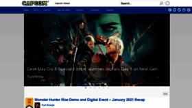 What Capcom-unity.com website looked like in 2021 (3 years ago)