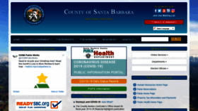 What Countyofsb.org website looked like in 2021 (3 years ago)