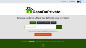What Casadaprivato.it website looked like in 2021 (3 years ago)