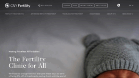 What Cnyfertility.com website looked like in 2021 (3 years ago)