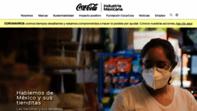 What Coca-colamexico.com.mx website looked like in 2021 (3 years ago)