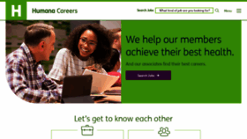 What Careers.humana.com website looked like in 2021 (3 years ago)
