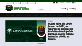 What Camposborges.rs.gov.br website looked like in 2021 (3 years ago)