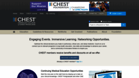 What Chestnet.org website looked like in 2021 (3 years ago)