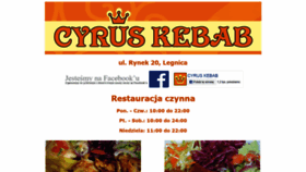What Cyrus.pl website looked like in 2021 (3 years ago)