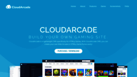 What Cloudarcade.net website looked like in 2021 (3 years ago)