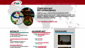 What Cagi.cz website looked like in 2021 (3 years ago)