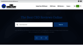 What Cbd-directory.com website looked like in 2021 (3 years ago)