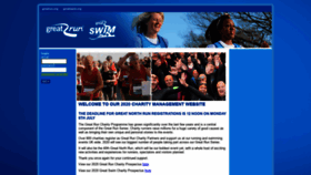 What Charity.greatrun.org website looked like in 2021 (3 years ago)