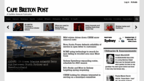 What Capebretonpost.com website looked like in 2021 (3 years ago)