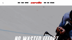 What Cervelo.com website looked like in 2021 (3 years ago)