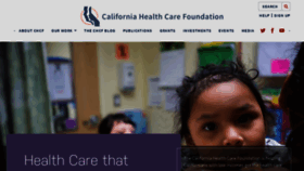 What Chcf.org website looked like in 2021 (3 years ago)