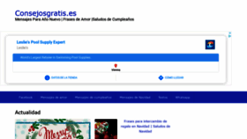 What Consejosgratis.es website looked like in 2021 (3 years ago)