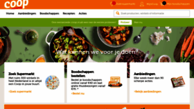 What Coop.nl website looked like in 2021 (3 years ago)