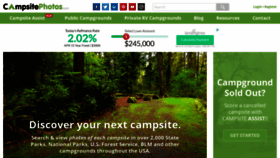 What Campsitephotos.com website looked like in 2021 (3 years ago)