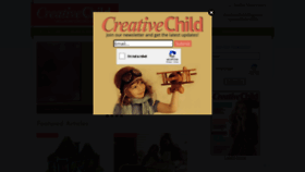 What Creativechild.com website looked like in 2021 (3 years ago)