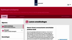 What Coronadashboard.rijksoverheid.nl website looked like in 2021 (3 years ago)