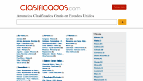 What Clasificados.com website looked like in 2021 (3 years ago)
