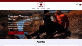 What Canadasnow.se website looked like in 2021 (3 years ago)