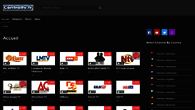 What Centraltv.fr website looked like in 2021 (3 years ago)