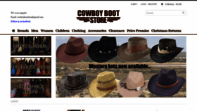 What Cowboybootstore.co.uk website looked like in 2021 (3 years ago)