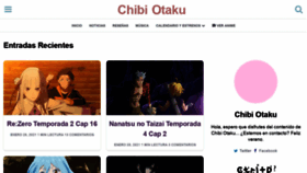 What Chibiotaku.com website looked like in 2021 (3 years ago)