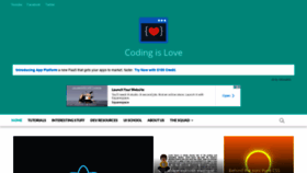 What Codingislove.com website looked like in 2021 (3 years ago)