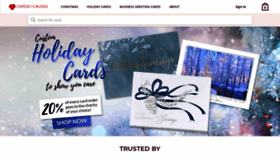 What Cardsforcauses.com website looked like in 2021 (3 years ago)