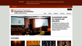 What Cm.utexas.edu website looked like in 2021 (3 years ago)