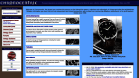 What Chronocentric.com website looked like in 2021 (3 years ago)