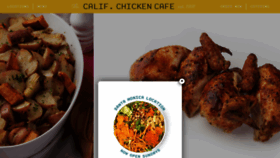 What Califchickencafe.com website looked like in 2021 (3 years ago)