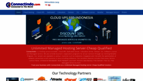 What Connectindo.com website looked like in 2021 (3 years ago)