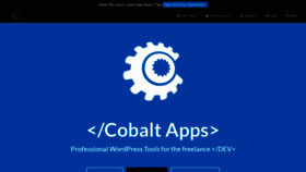 What Cobaltapps.com website looked like in 2021 (3 years ago)