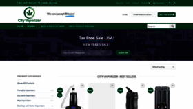 What Cityvaporizer.com website looked like in 2021 (3 years ago)