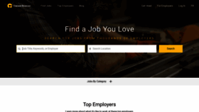 What Careerbeacon.com website looked like in 2021 (3 years ago)