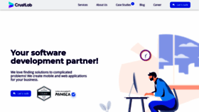 What Crustlab.com website looked like in 2021 (3 years ago)