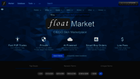 What Csgofloat.com website looked like in 2021 (3 years ago)
