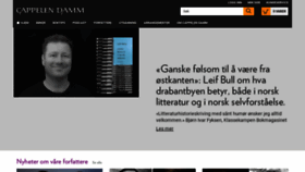 What Cappelendamm.no website looked like in 2021 (3 years ago)