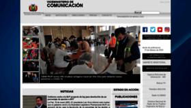 What Comunicacion.gob.bo website looked like in 2021 (3 years ago)