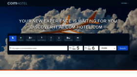 What Com-hotel.com website looked like in 2021 (3 years ago)
