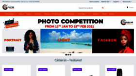 What Camerasafrica.com website looked like in 2021 (3 years ago)